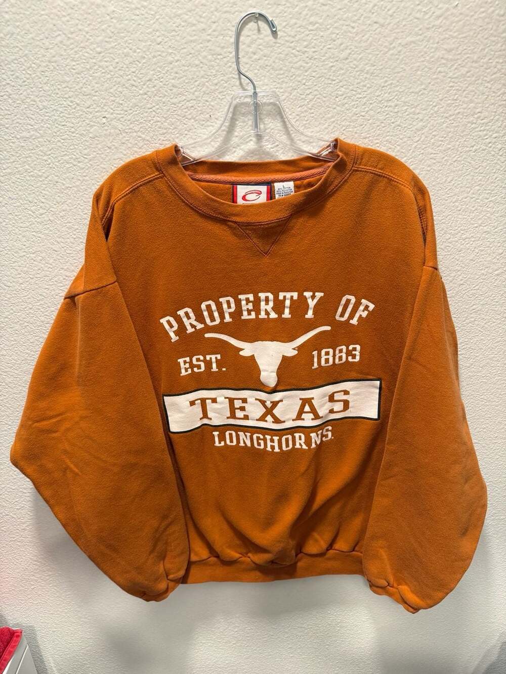 Cadre Athletic Texas Longhorns Sweatshirt Size L Orange